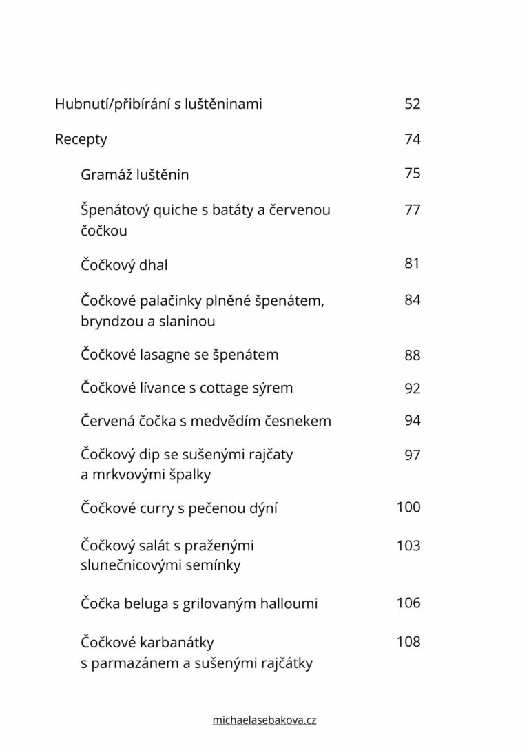 Luštěniny chutně a bez nadýmání + Luštěninový přehledník